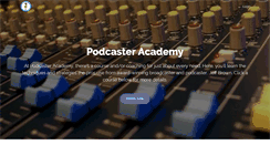 Desktop Screenshot of podcasteracademy.com